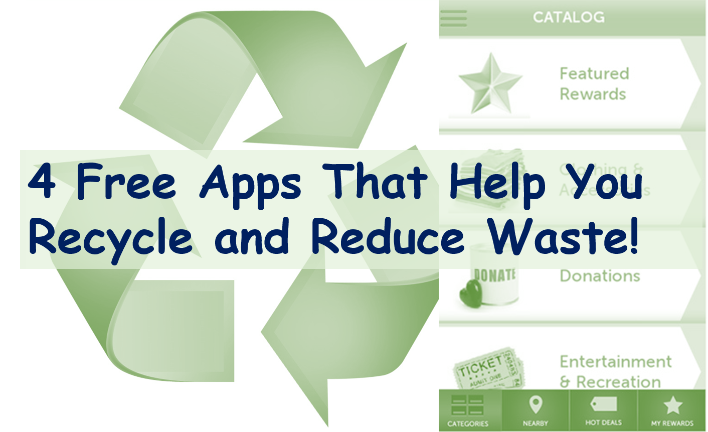 4 Free Apps To Help You Recycle and Reduce Waste! Rural Mom