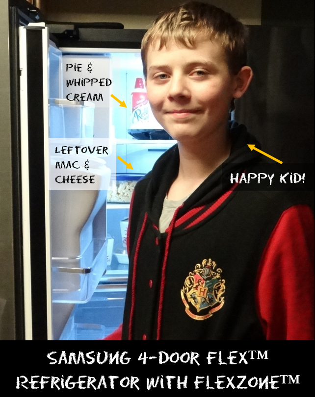 Holiday Ready Kitchen | Samsung 4-Door Flex Refrigerator with FlexZone