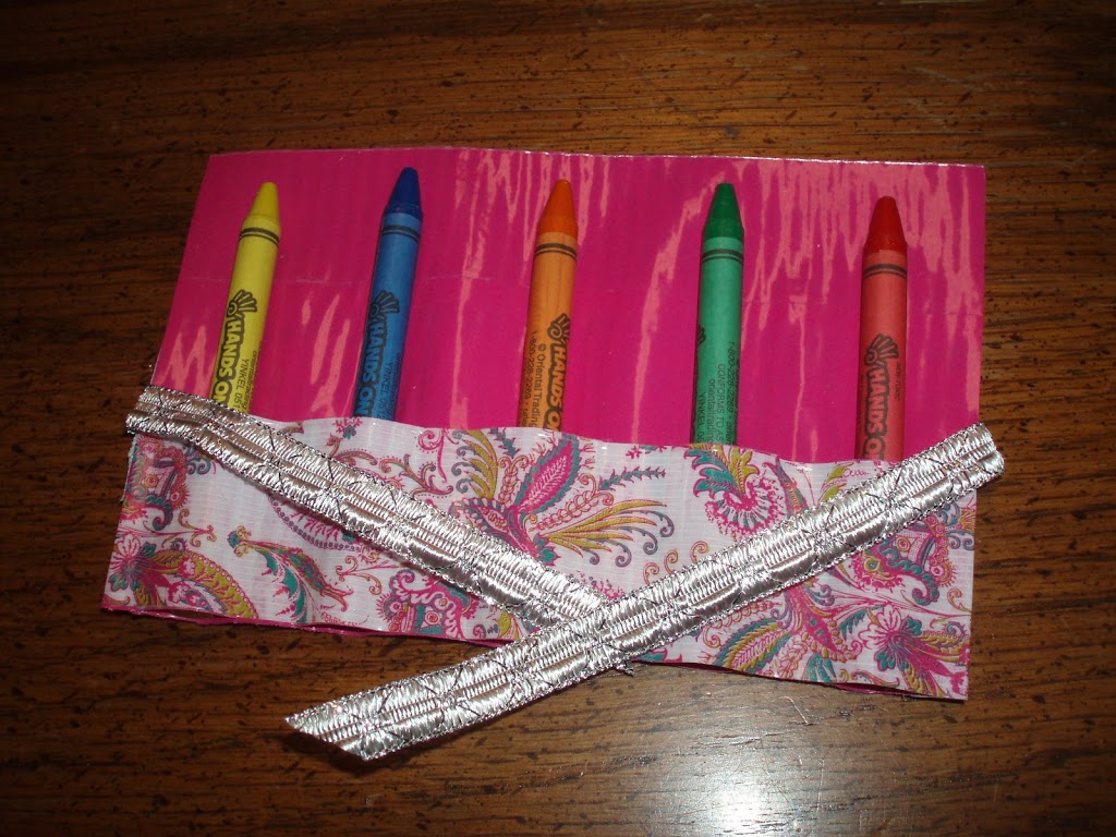 Download Holiday Craft Idea: Duct Tape DIY Crayon Roll Rural Mom
