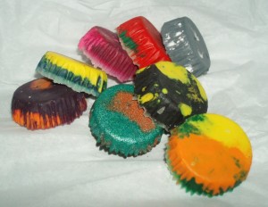 Rural Mom Crayon Disc Craft Tutorial