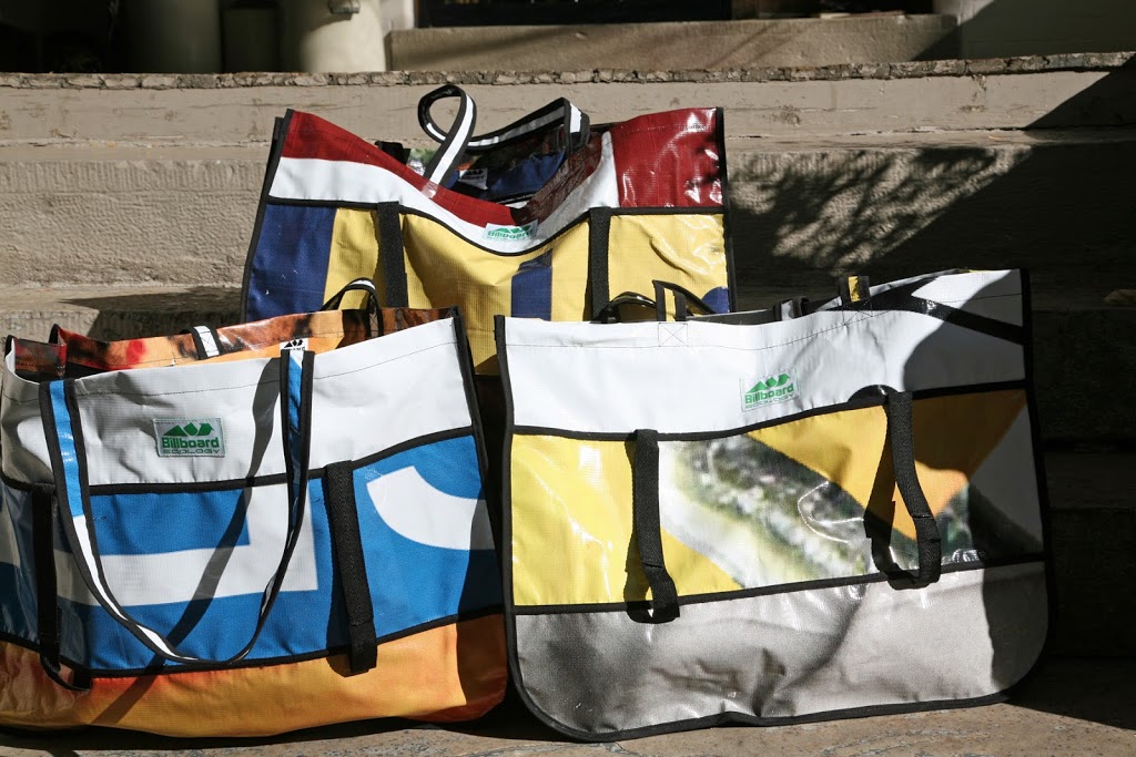 Funky Beach Bags Made From Recycled Billboards Rural Mom