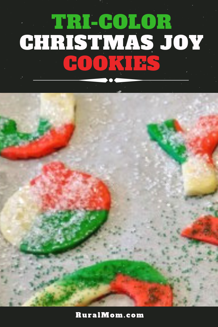 Tri-Color Christmas Joy Cookies Recipe