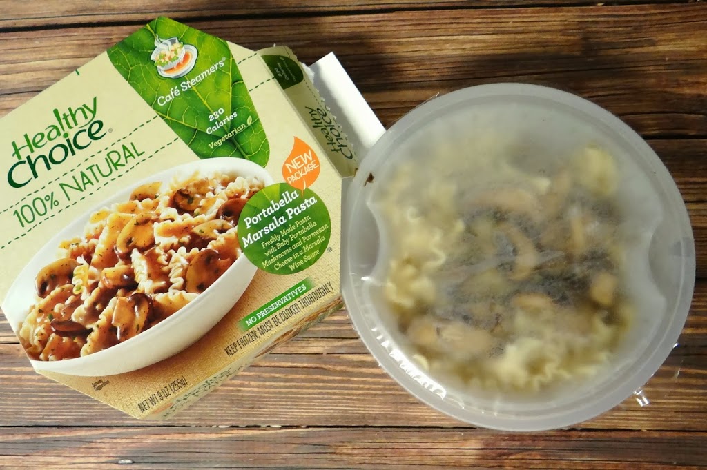 Vegetarian Healthy Choice Natural Cafe Steamers Lunch is Steaming