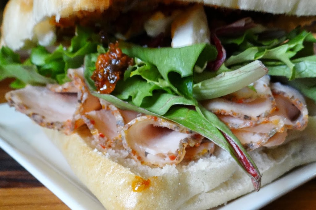 Taste of Tuscany Turkey Sandwich #Recipe #DeliFreshBOLD #spon