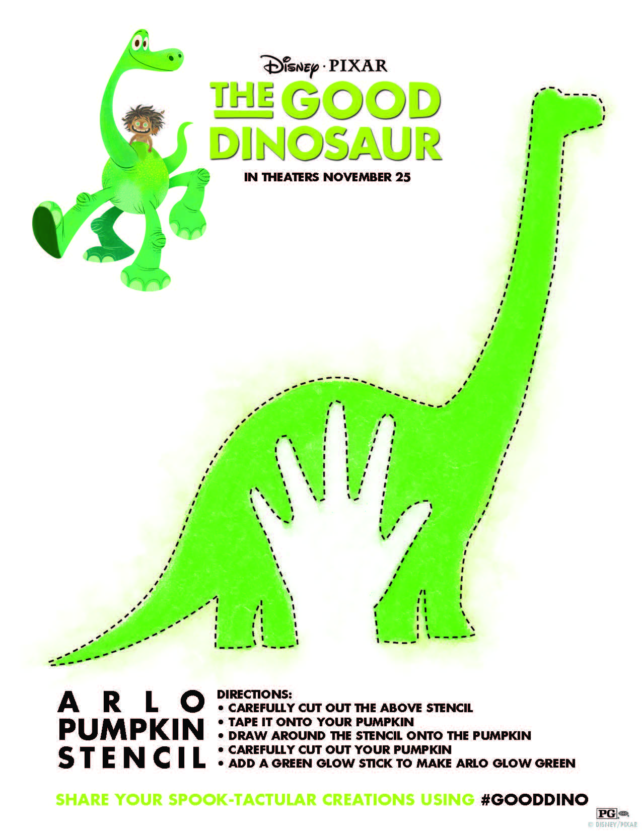 The Good Dinosaur Pumpkin Stencil Coloring Sheets And More GoodDino the-good-dinosaur-pumpkin-stencil-coloring-sheets-and-more-gooddino
