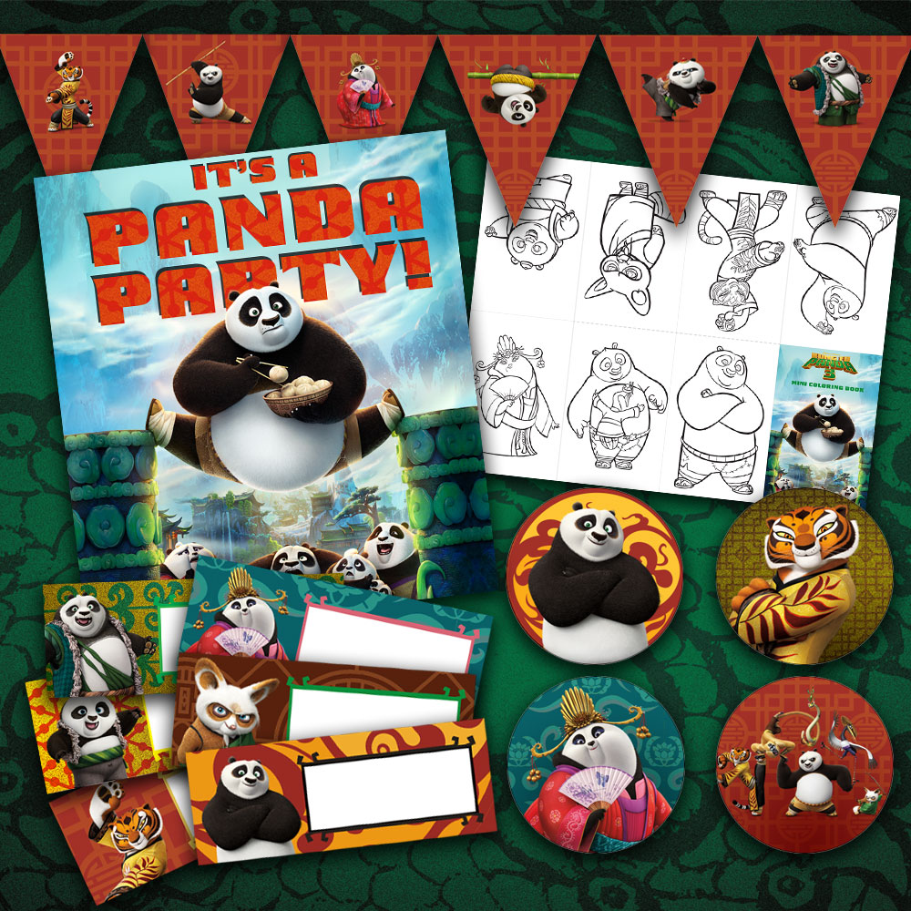 free printable kung fu panda coloring pages