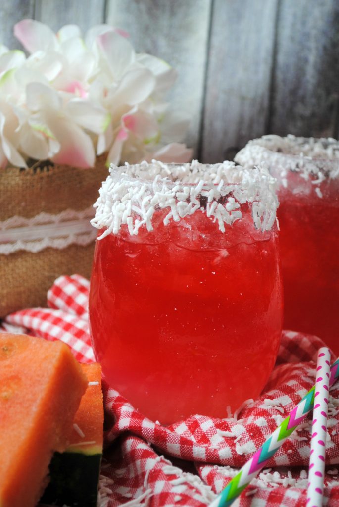 Watermelon Picnic Cooler Cocktail Rural Mom