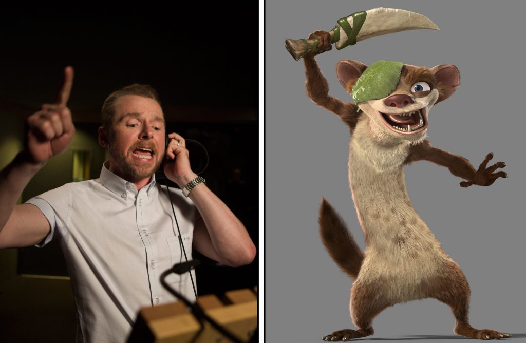 Simon Pegg as the voice of Buck