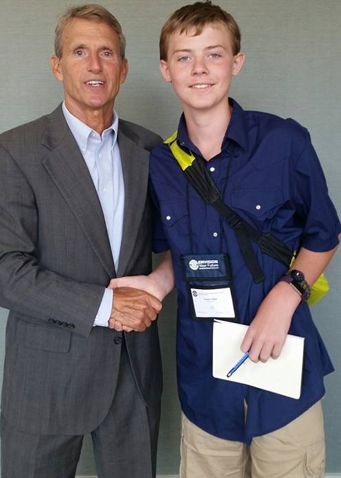 Jerry Linenger at STEM camp