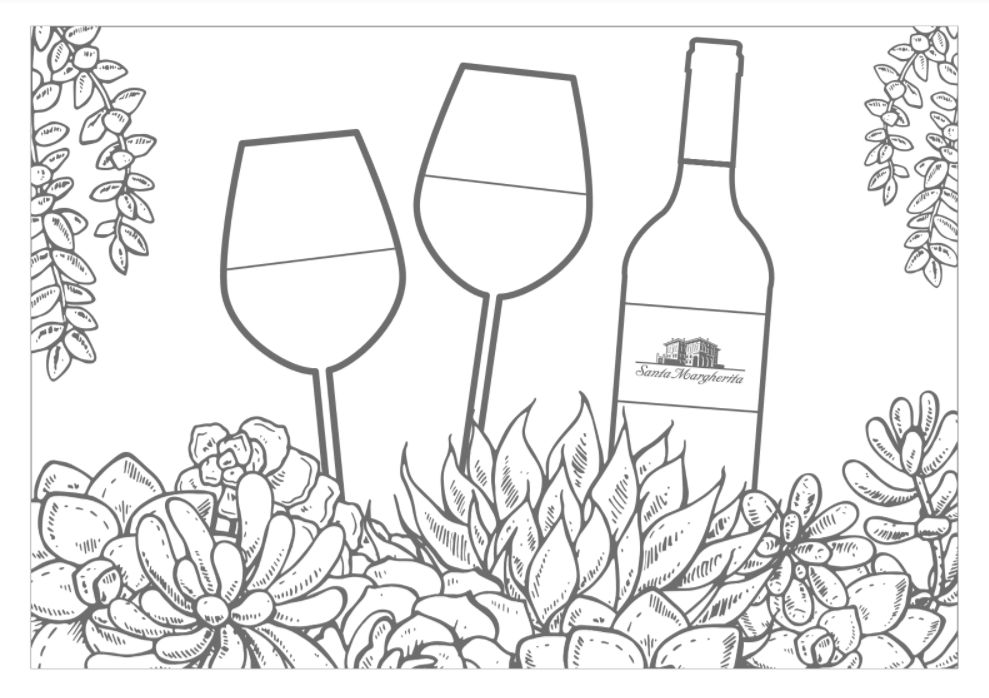 Celebrate National Coloring Book Day with Wine Coloring Pages! Rural Mom