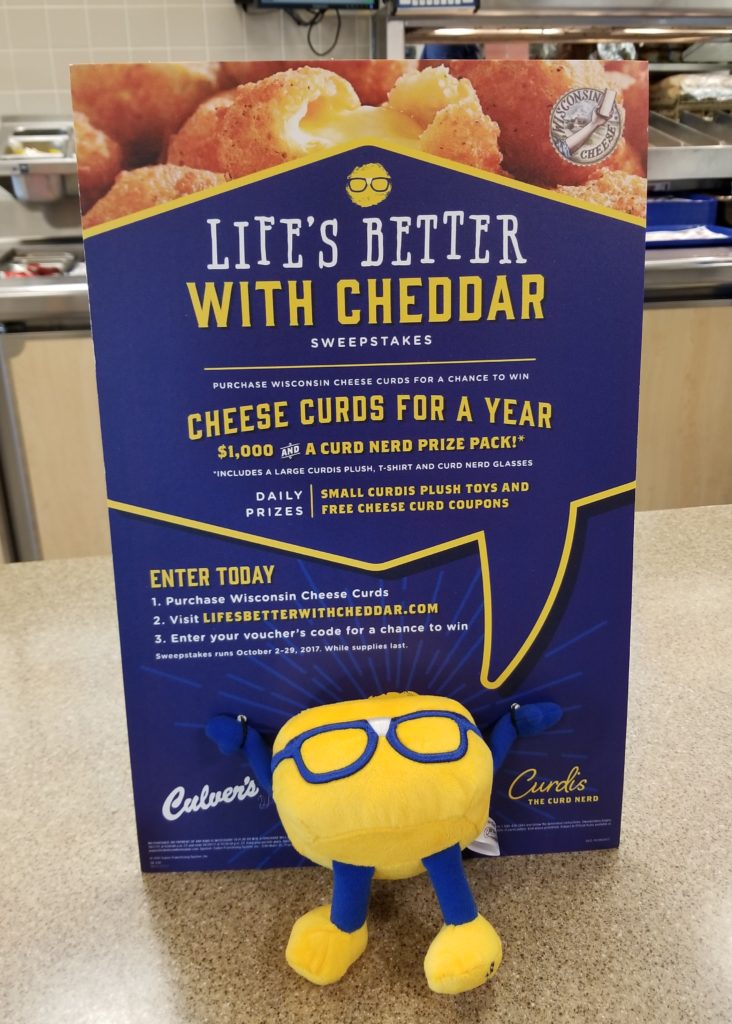 culver's cheese curd stuffed animal