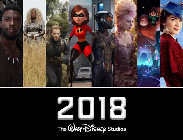 Black Panther, Mary Poppins, Mulan and More - 2018 Walt Disney Studios Movie Lineup!