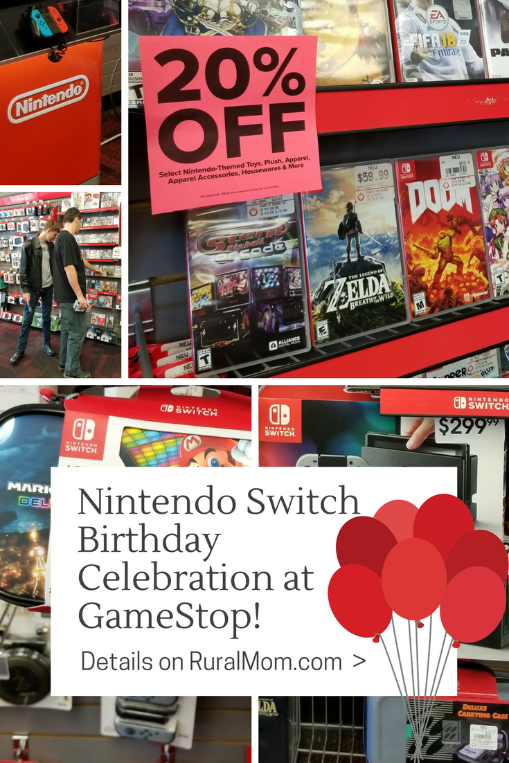 Nintendo Switch Birthday Celebration (and a Giveaway!) Rural Mom