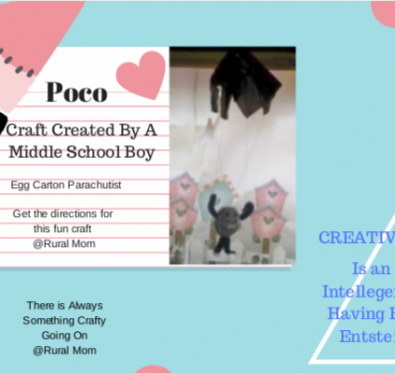 Here is a fun craft to get your middle schooler being creative and having fun.