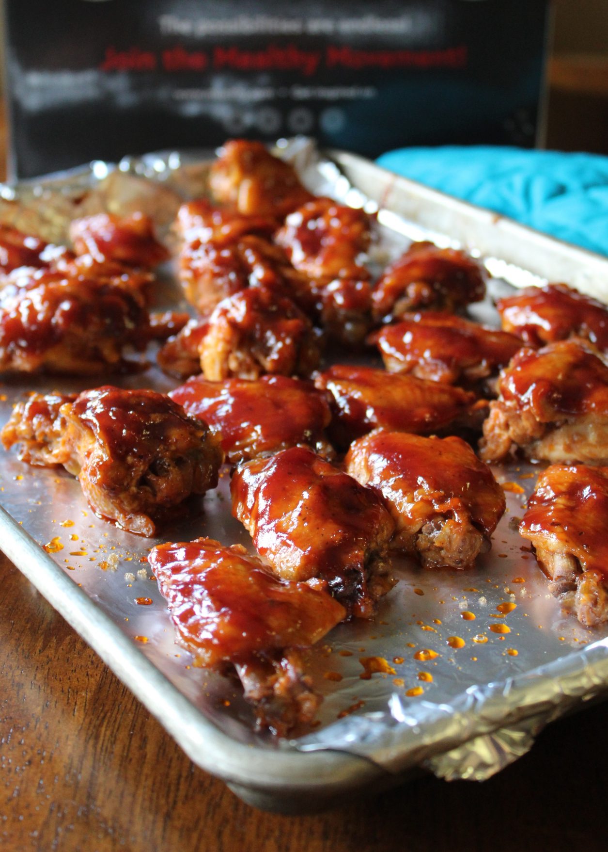 Apple Cider Barbecue Chicken Wings Rural Mom